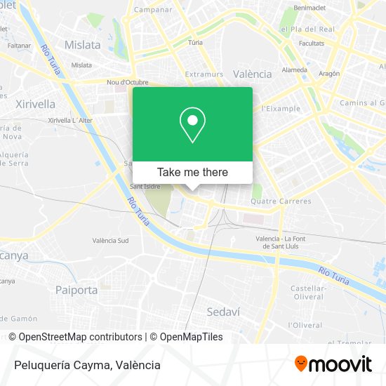 Peluquería Cayma map