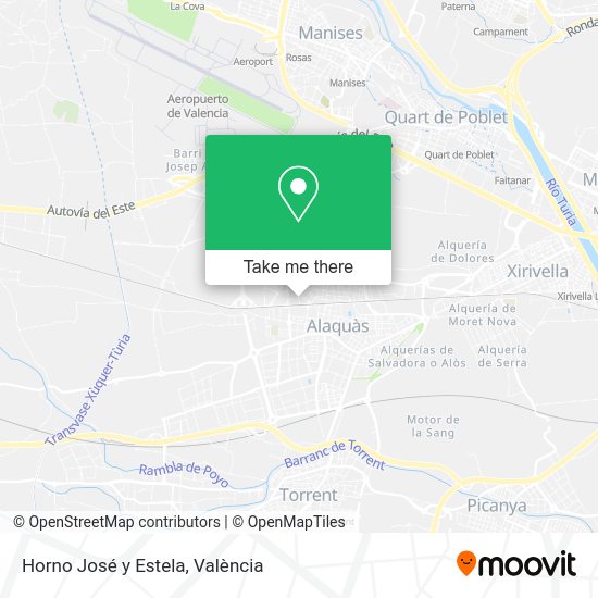 Horno José y Estela map