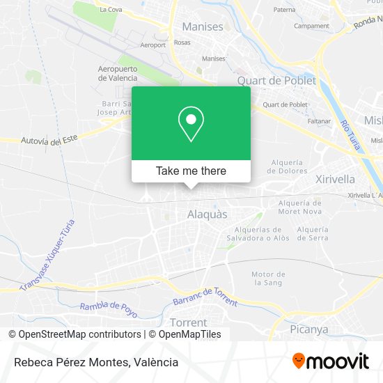 Rebeca Pérez Montes map