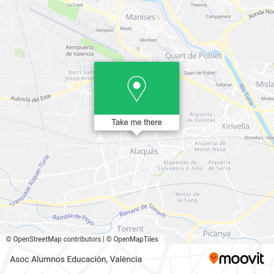 Asoc Alumnos Educación map