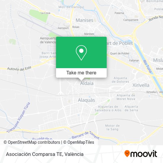 Asociación Comparsa TE map