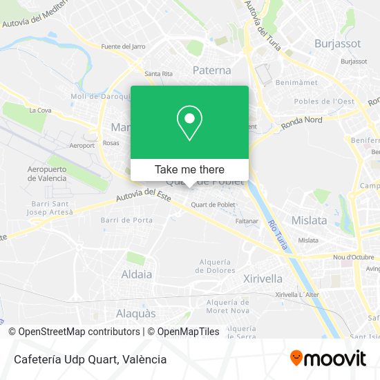Cafetería Udp Quart map