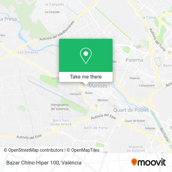 Bazar Chino Hiper 100 map