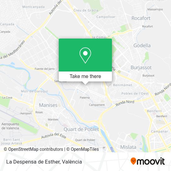 La Despensa de Esther map
