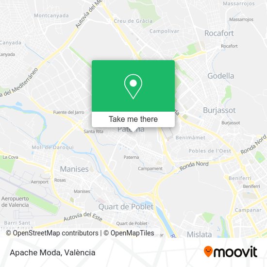 Apache Moda map
