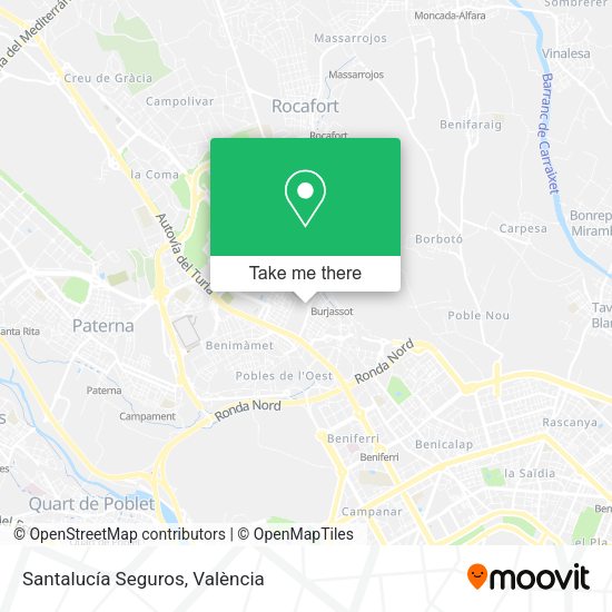 Santalucía Seguros map