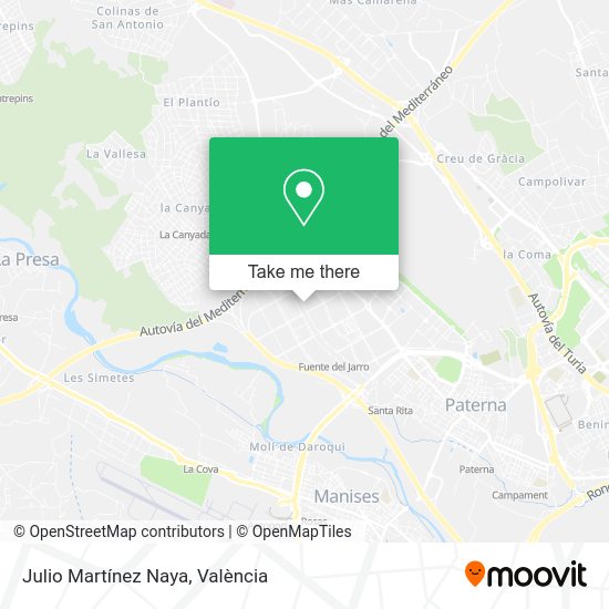 Julio Martínez Naya map