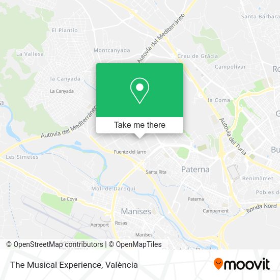 The Musical Experience map