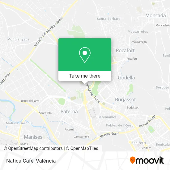 Natica Café map
