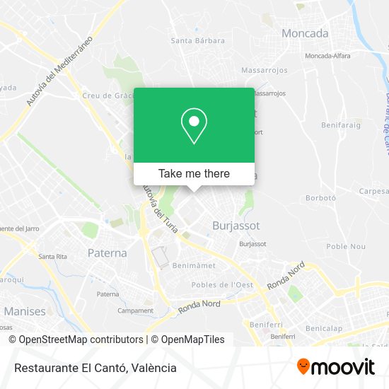 Restaurante El Cantó map
