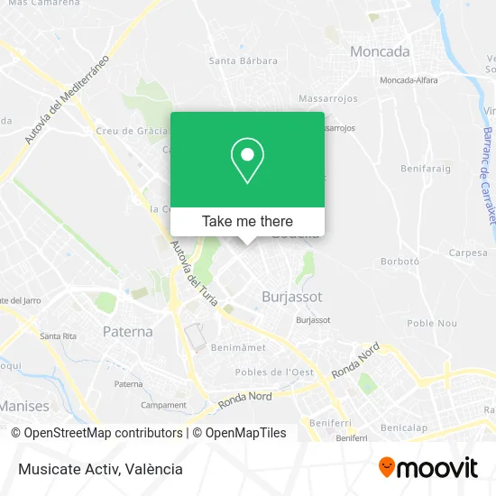 Musicate Activ map
