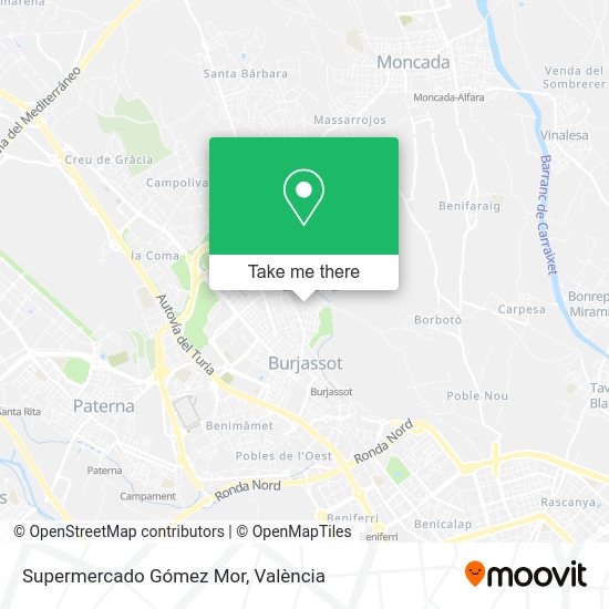 Supermercado Gómez Mor map