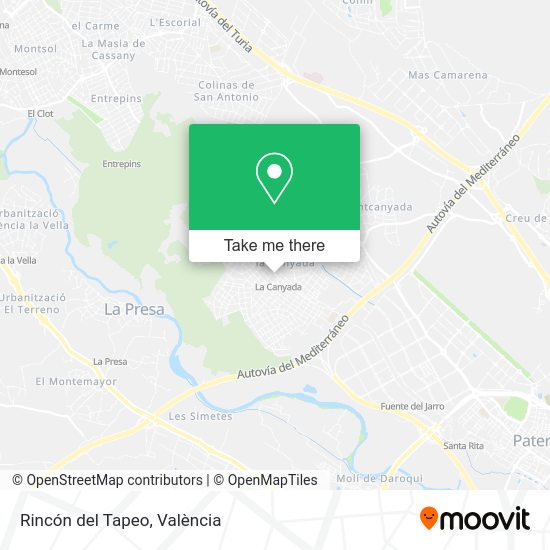 Rincón del Tapeo map
