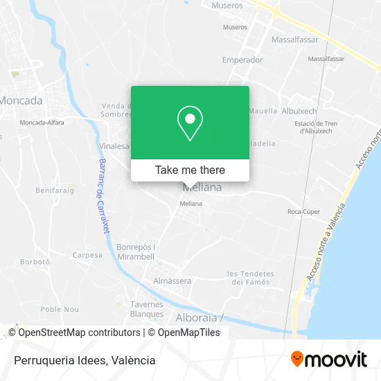 Perruqueria Idees map