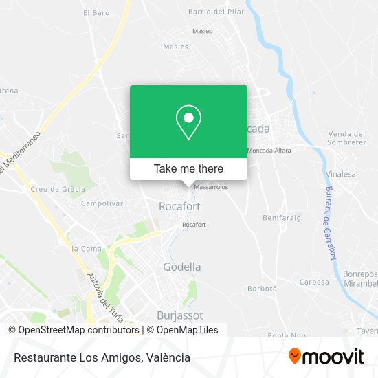 Restaurante Los Amigos map