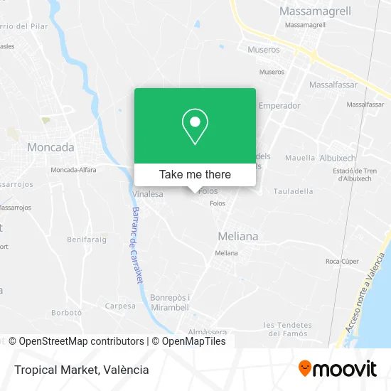 Tropical Market map