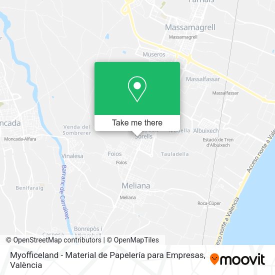 Myofficeland - Material de Papelería para Empresas map