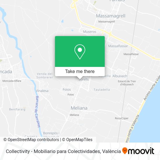 Collectivity - Mobiliario para Colectividades map