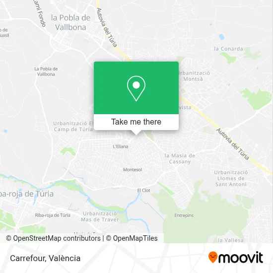 Carrefour map