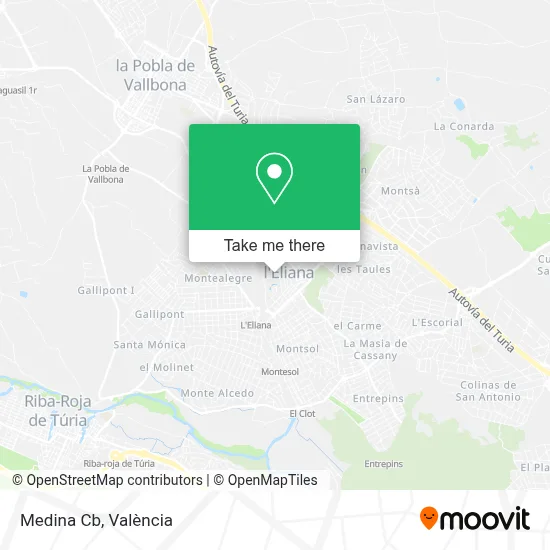 Medina Cb map