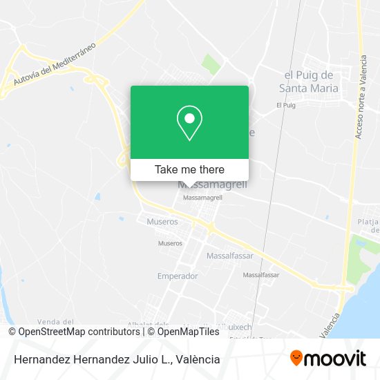 Hernandez Hernandez Julio L. map