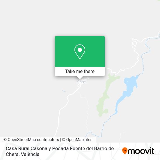 Casa Rural Casona y Posada Fuente del Barrio de Chera map