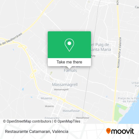 Restaurante Catamaran map