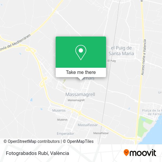 Fotograbados Rubí map