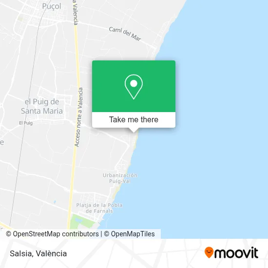 Salsia map