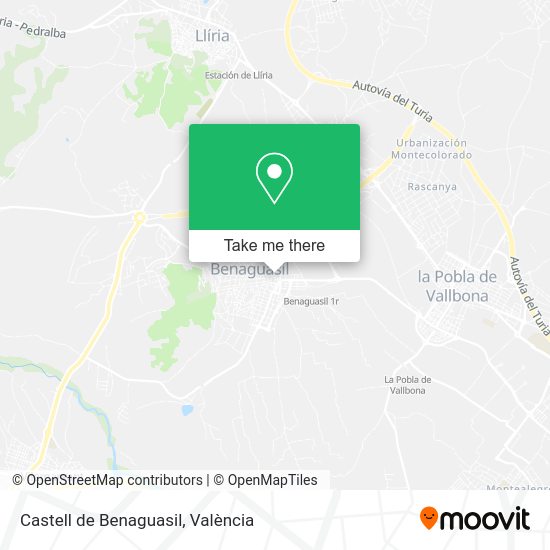 Castell de Benaguasil map