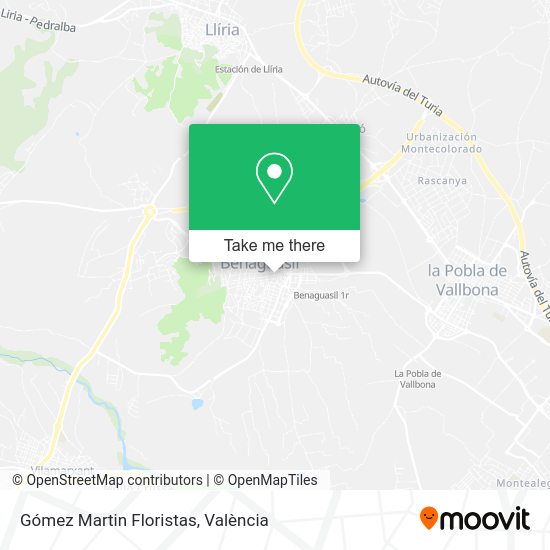 Gómez Martin Floristas map