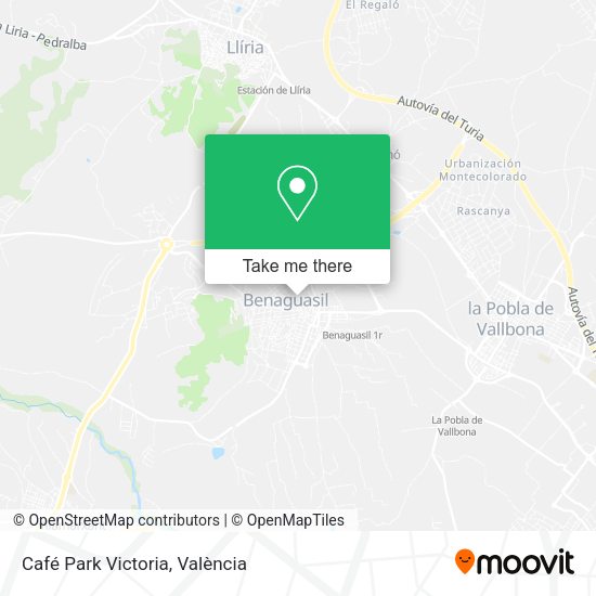 Café Park Victoria map