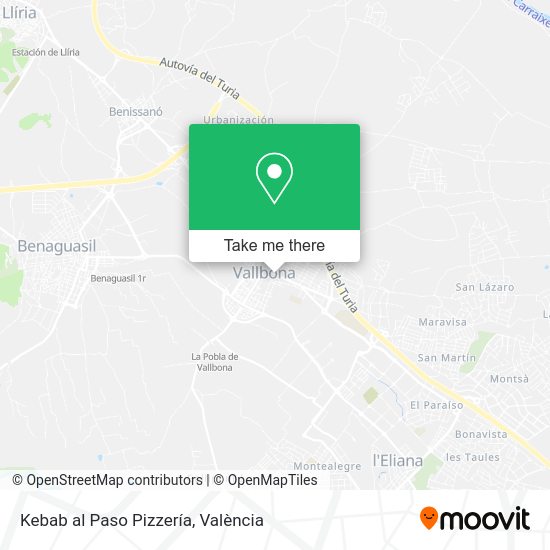 Kebab al Paso Pizzería map