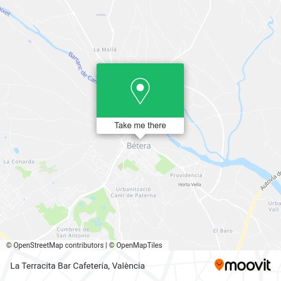 La Terracita Bar Cafetería map