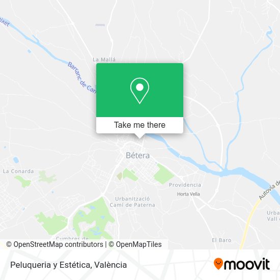 Peluqueria y Estética map