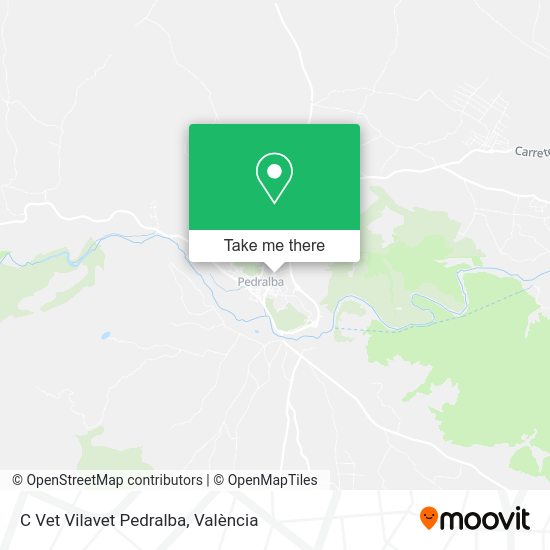 C Vet Vilavet Pedralba map