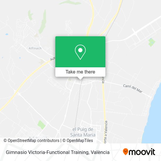 Gimnasio Victoria-Functional Training map