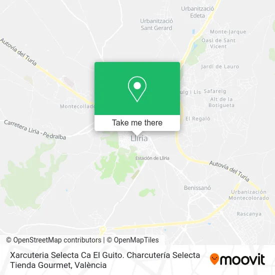 Xarcuteria Selecta Ca El Guito. Charcutería Selecta Tienda Gourmet map