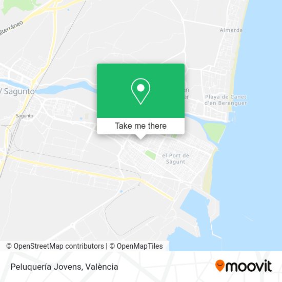 Peluquería Jovens map