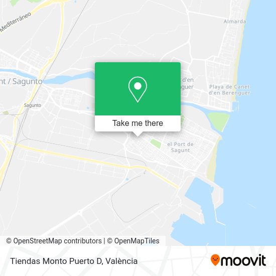 Tiendas Monto Puerto D map