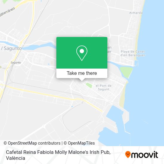Cafetal Reina Fabiola Molly Malone's Irish Pub map