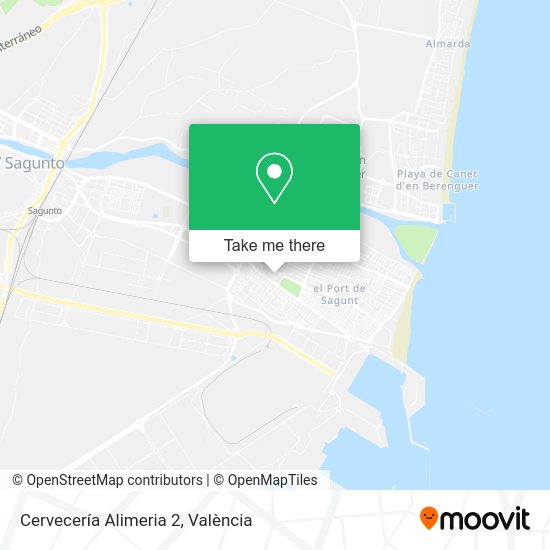 Cervecería Alimeria 2 map