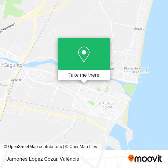 Jamones Lopez Cózar map
