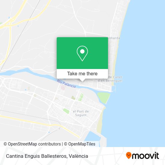 Cantina Enguis Ballesteros map
