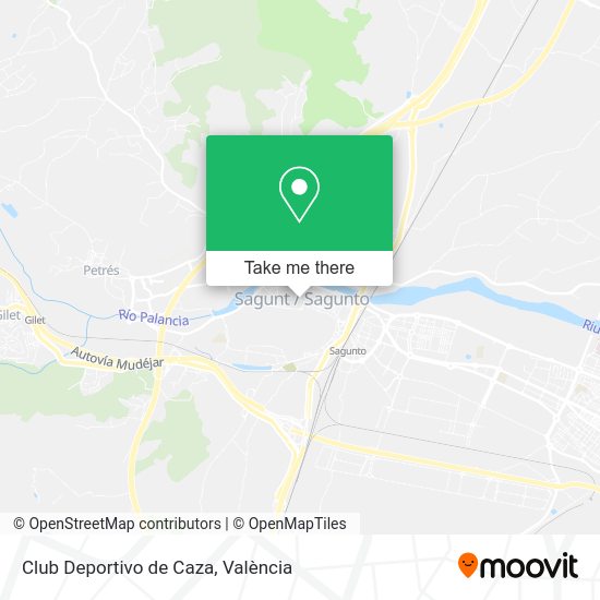 mapa Club Deportivo de Caza