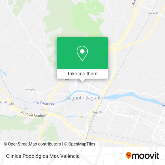 Clinica Podológica Mar map