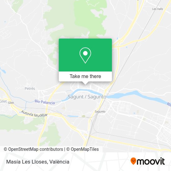 Masía Les Lloses map