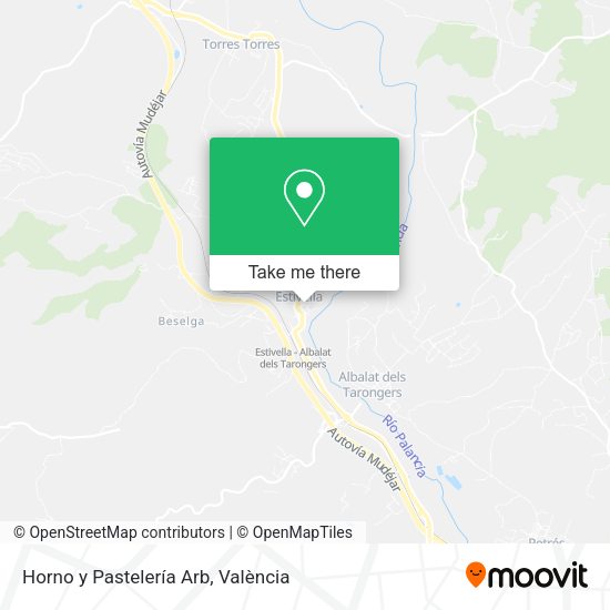 Horno y Pastelería Arb map