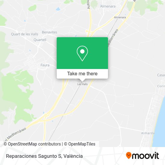 Reparaciones Sagunto S map