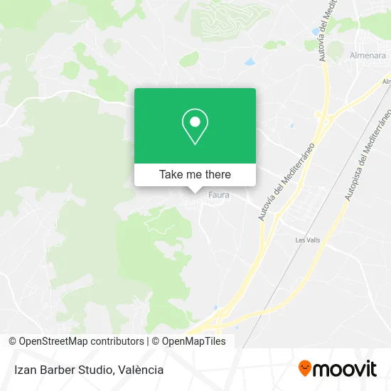 Izan Barber Studio map